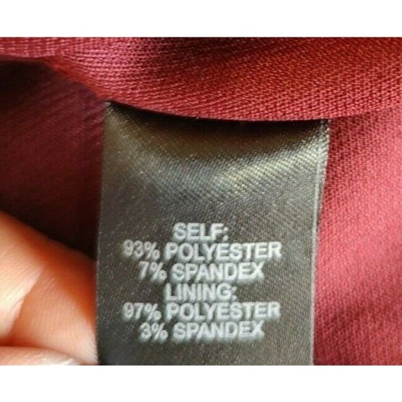 Lulu's Dress sz M Burgundy Bodycon Off Shoulders Classic Glam Slit Cocktail NEW - Picture 9 of 9
